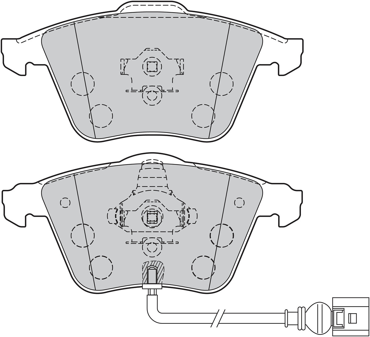 Jeu de 4 plaquettes de frein VALEO ref. 301863